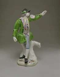 Figure en pâte tendre d